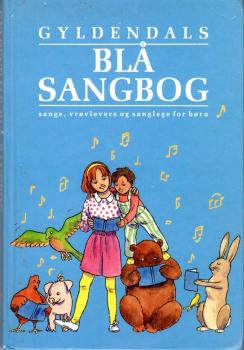 Book Danish - Songbook - Children´s book - Blå Bla Sangbog - songs with sheet music - dansk